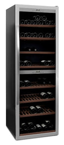 mQuvée - WineExpert 180 Stainless Dual Zone Wine Fridge
