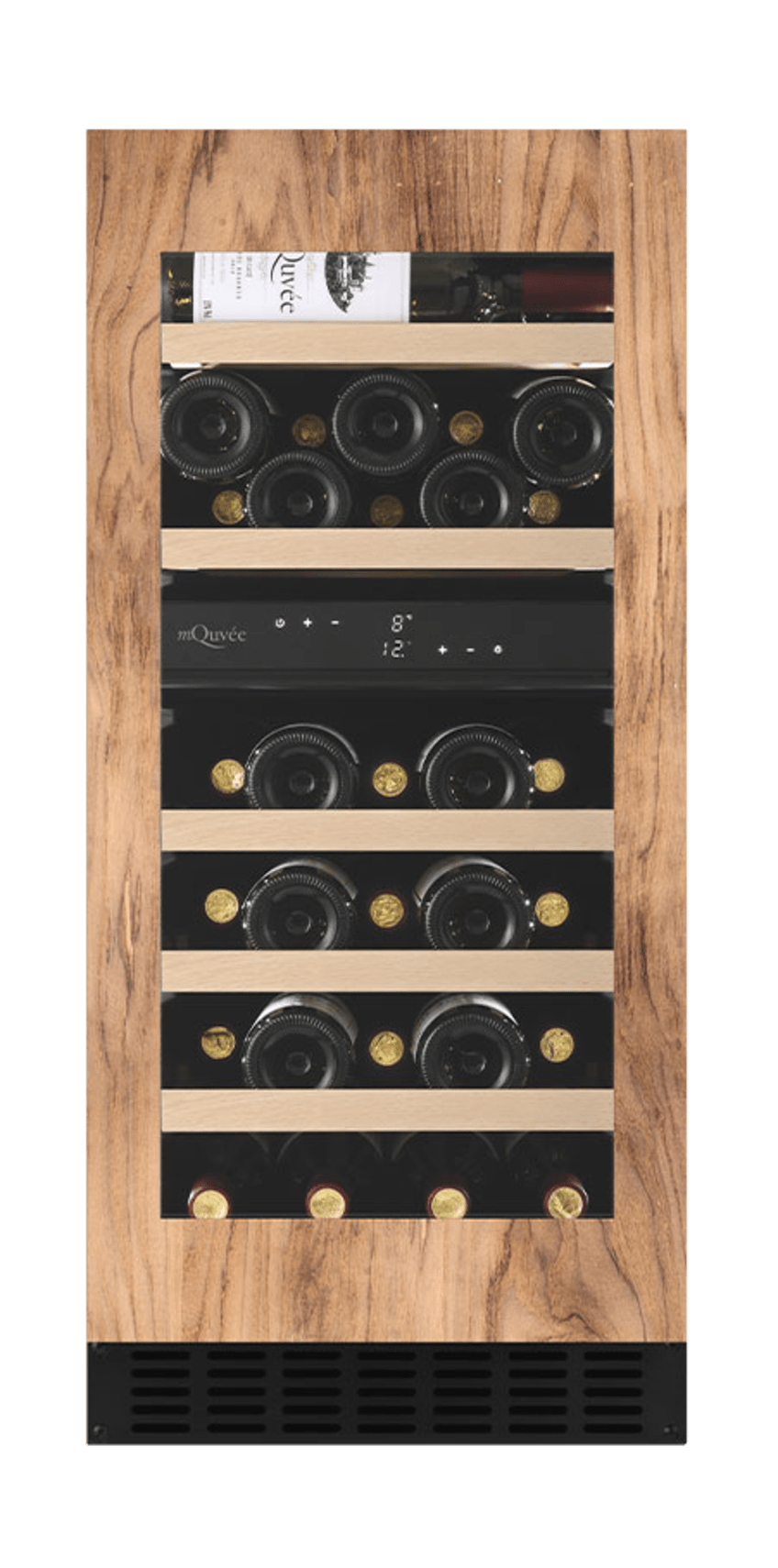mQuvée - WineCave 780 40D Panel Ready Dual Zone Wine Fridge