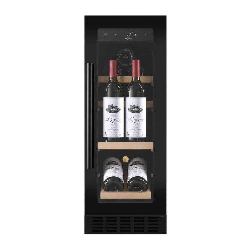 mQuvée - WineCave 700 30S Anthracite Black Single Zone Wine Fridge