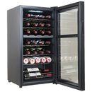 Cavin - Northern Collection 28 Black - Dual Zone Wine Fridge