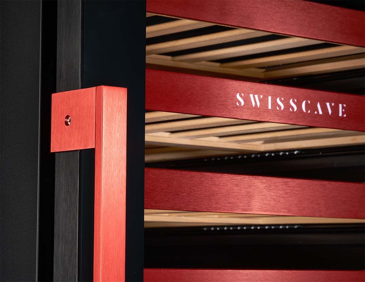 Swisscave - Premium Edition 93 Bottle Dual Zone Wine Cooler - WLB-360DFD-MIX