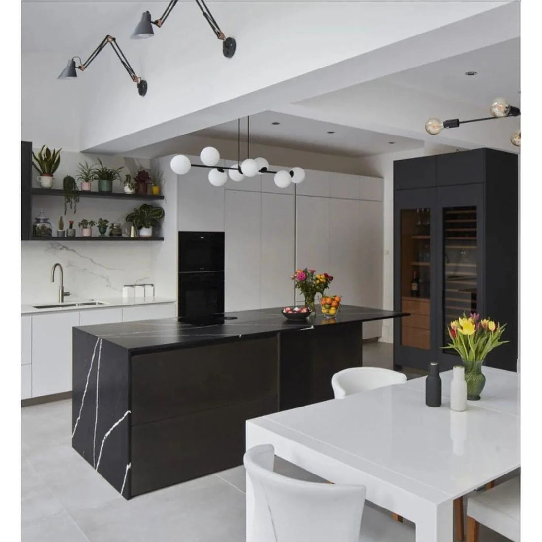 Dunavox Glance - 114 Bottle Dual Zone Fully Integrated Wine Cooler - DAVG-114.288DOP.TO