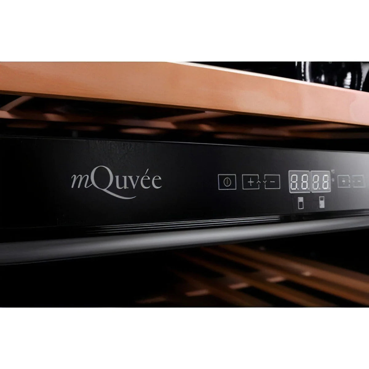 mQuvée - WineCave 800 60D Stainless Dual Zone Wine Fridge