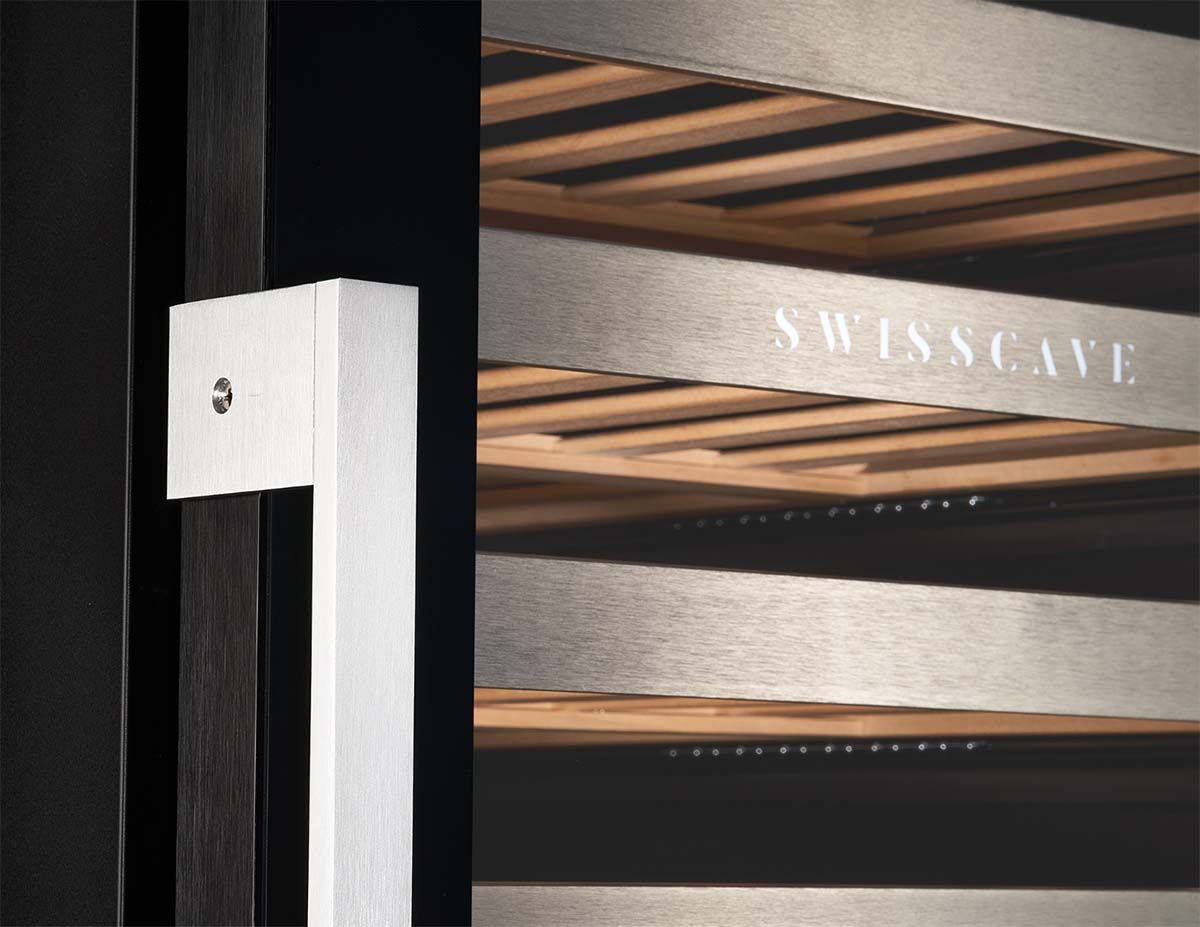 Swisscave - Premium Edition 93 Bottle Dual Zone Wine Cooler - WLB-360DFD-MIX