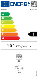 mQuvée - Undercounter Wine & Beer Fridge Combination - 90 Stainless
