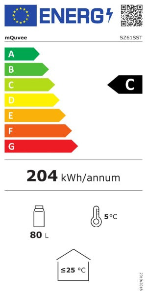 mQuvée - Undercounter Wine & Beer Fridge Combination - 90 Stainless