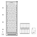 mQuvée - WineStore 215 Full Glass Wine Cabinet