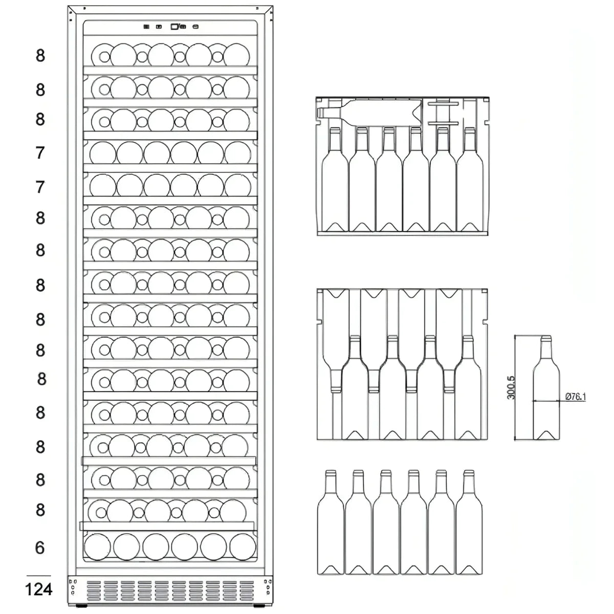 mQuvée - WineStore 177 Wine Cabinet