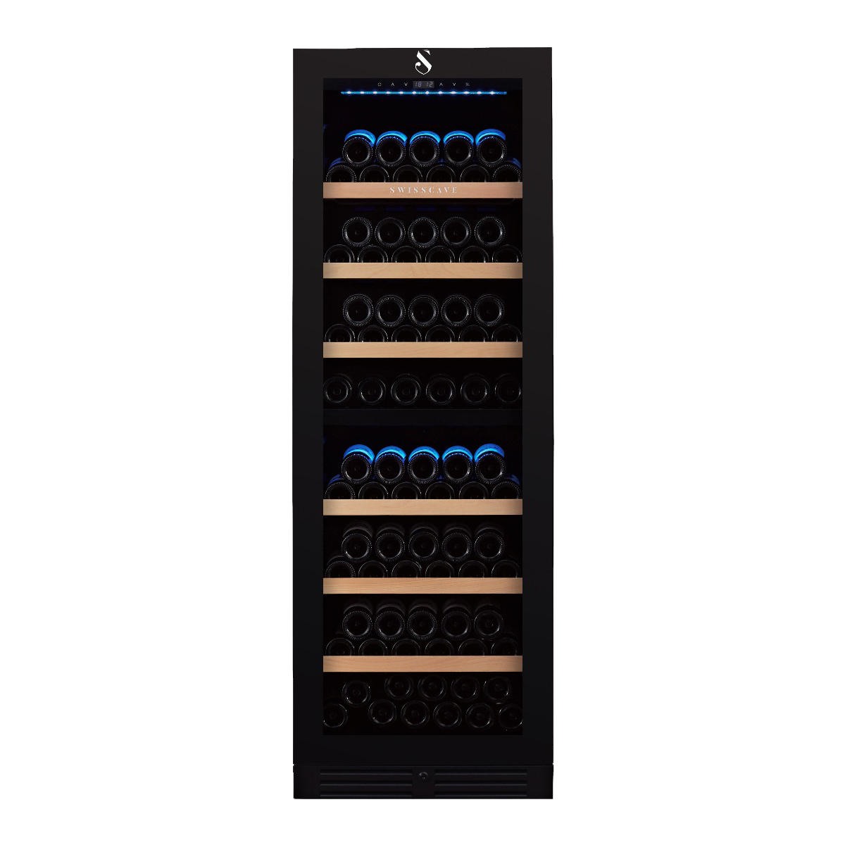 Swisscave - Classic Edition 154 Bottle Dual Zone Wine Cooler - WL455DF