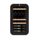 Swisscave - Classic Edition 26 Bottle Dual Zone Wine Cooler - WLB-120DF-BLACK