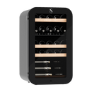 Swisscave - Classic Edition 26 Bottle Dual Zone Wine Cooler - WLB-120DF-BLACK