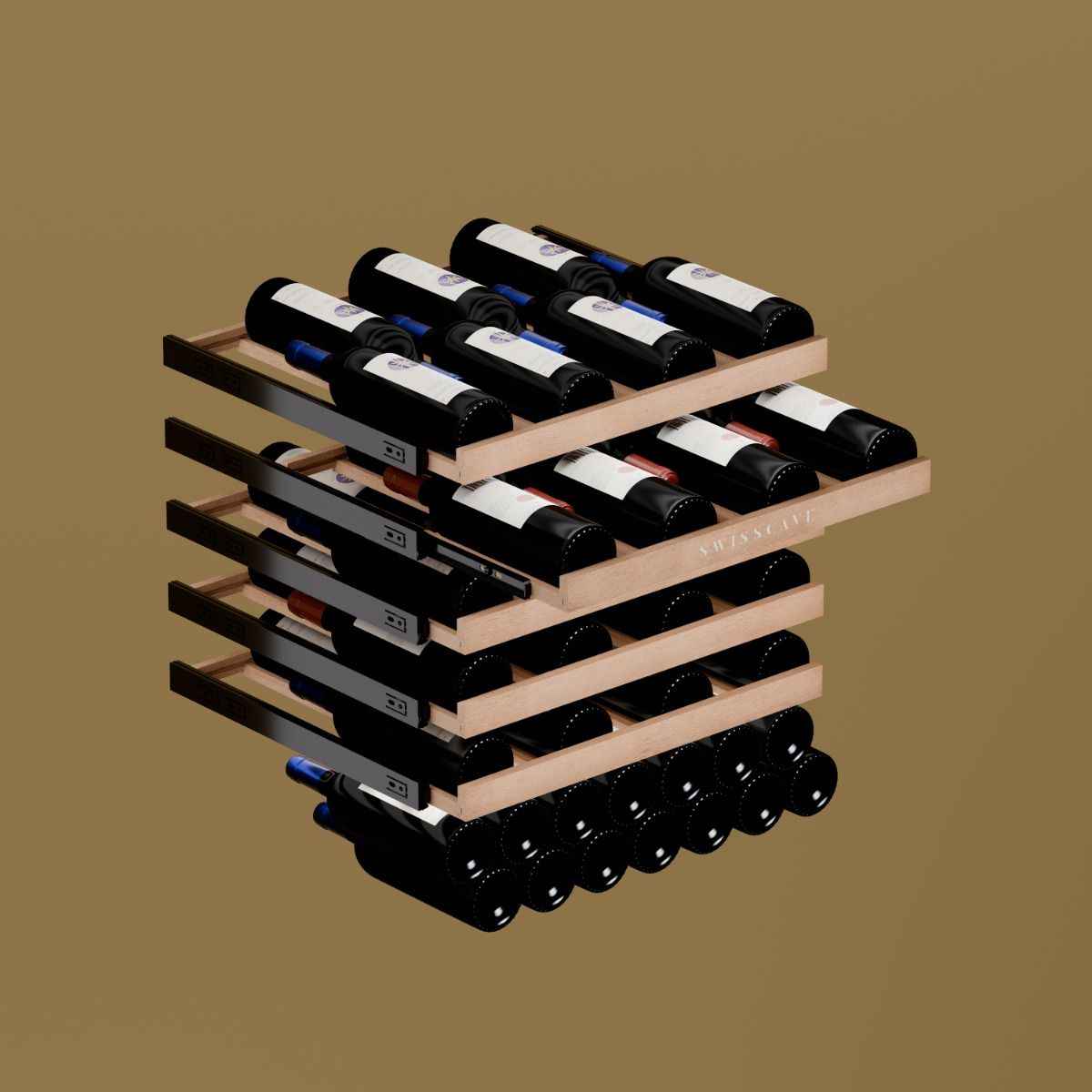 Swisscave - Classic Edition 47 Bottle Single Zone Wine Cooler - WLB-155F