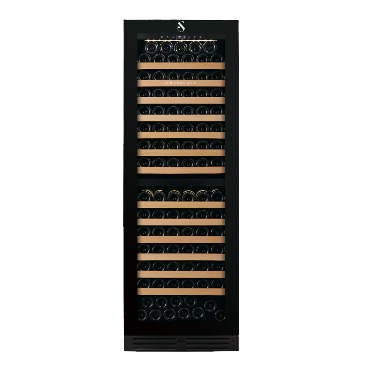 Swisscave - Premium Edition 152-164 Bottle Dual Zone Wine Cooler - WLB-460DF-MIX