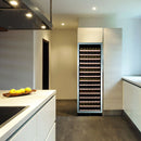 Dunavox DX-194.490SSK- 194 Bottle Freestanding/Built-In Single Zone Wine Cabinet
