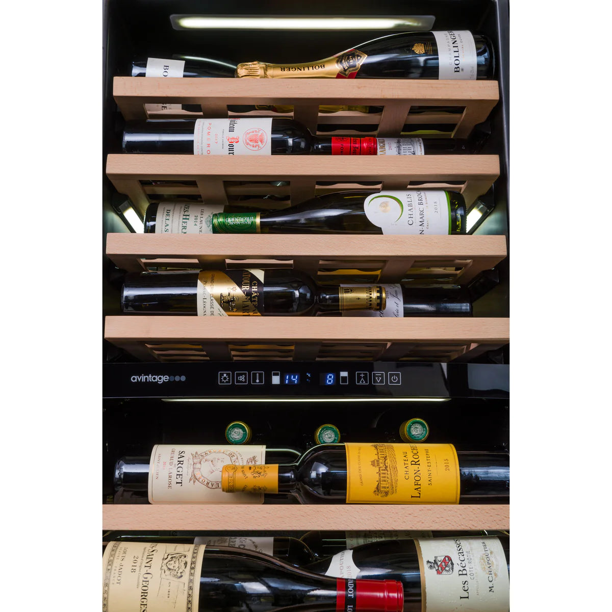 Avintage - 76 Bottle Dual Zone Integrated Wine Cooler - AVI76PREMIUM