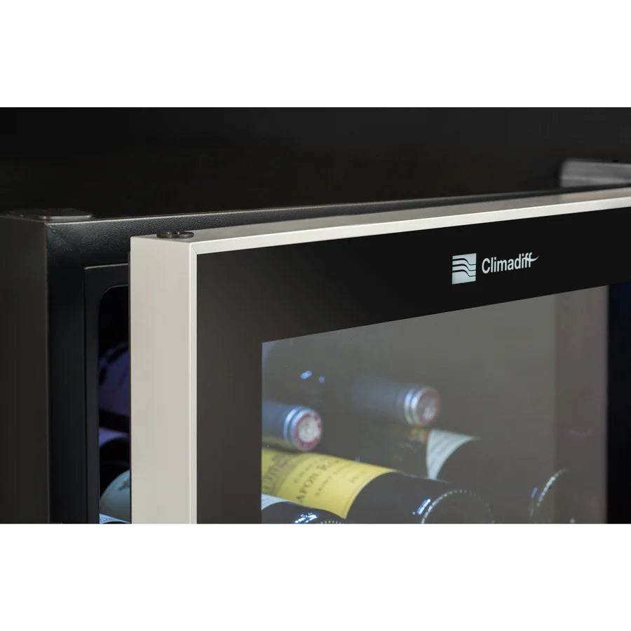Climadiff - 105 Bottle Single Zone Wine Cooler - CS105B1