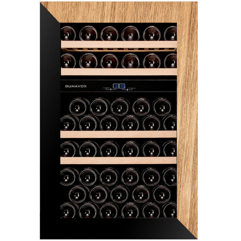 Dunavox - 49 Bottle Dual Zone Integrated Wine Cooler - DAVG-49.116DOP.TO