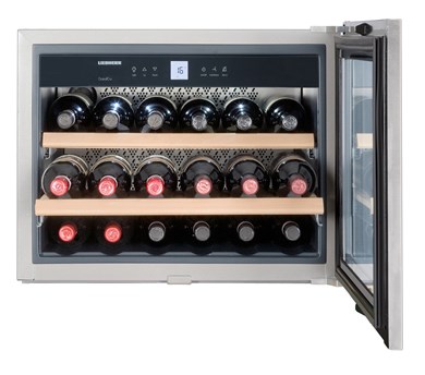 Liebherr - 18 Bottle Single Zone Integrated Wine Cooler - WKEes553