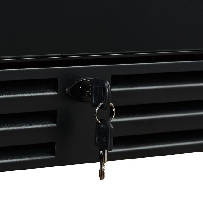 Swisscave Burgundy Wine Cooler WLB-460DF-BGDY Lock