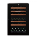 Swisscave - Premium Kitchen Integrated 42 Bottle Dual Zone Wine Cooler - WLI-160DF