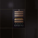 Swisscave - Premium Kitchen Integrated 42 Bottle Dual Zone Wine Cooler - WLI-160DF