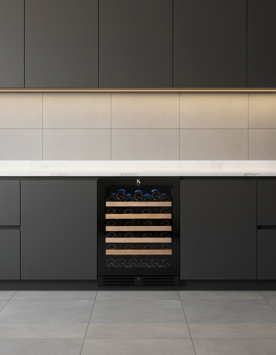 Swisscave - Classic Edition 40 Bottle Dual Zone Wine Cooler - WL155DF