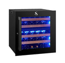 Swisscave - Premium Kitchen Integrated 29 Bottle Dual Zone Wine Cooler - WLI-90DF