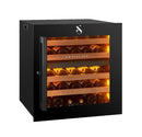 Swisscave - Premium Kitchen Integrated 29 Bottle Dual Zone Wine Cooler - WLI-90DF