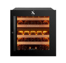 Swisscave - Premium Kitchen Integrated 29 Bottle Dual Zone Wine Cooler - WLI-90DF