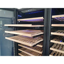Dunavox DX-181.490DBK - 181 Bottle Freestanding/Built-In Dual Zone Wine Cabinet