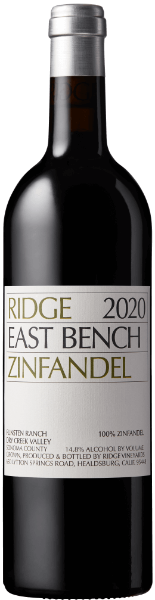 2020 East Bench Zinfandel, Ridge Vineyards, Dry Creek Valley, USA