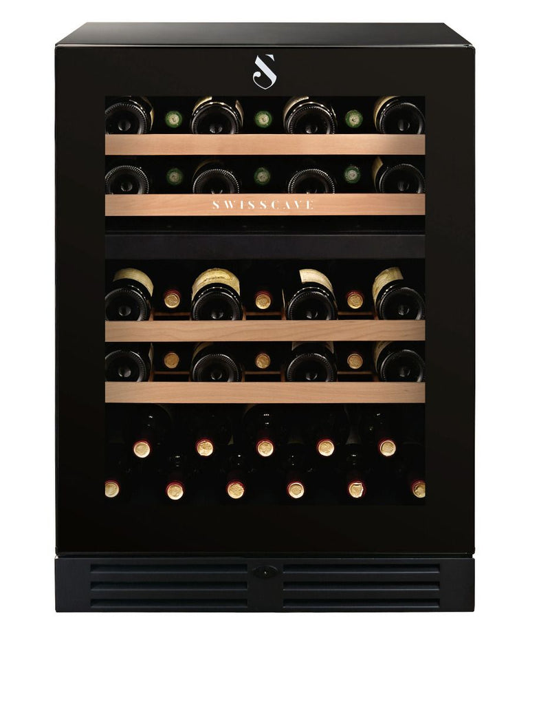 Swisscave - Premium Edition 40-45 Bottle Dual Zone Wine Cooler - WLB-160DF