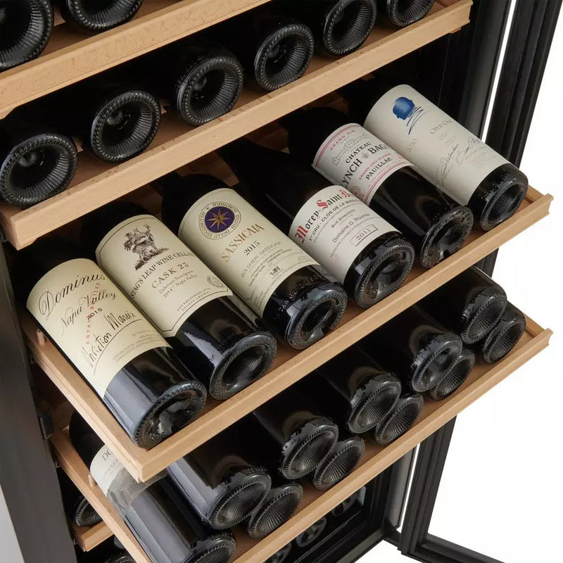 Wine fridge wood shelves sale