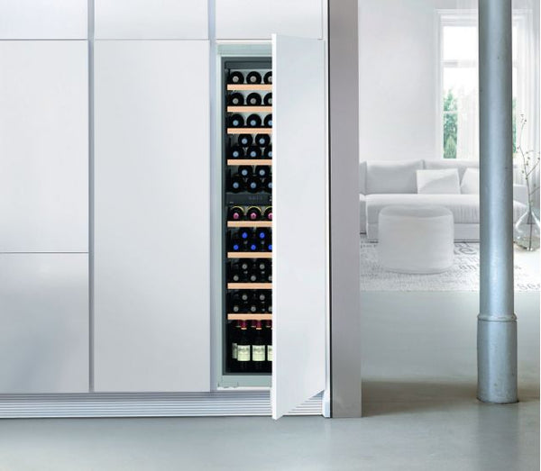 Integrated wine fridge door
