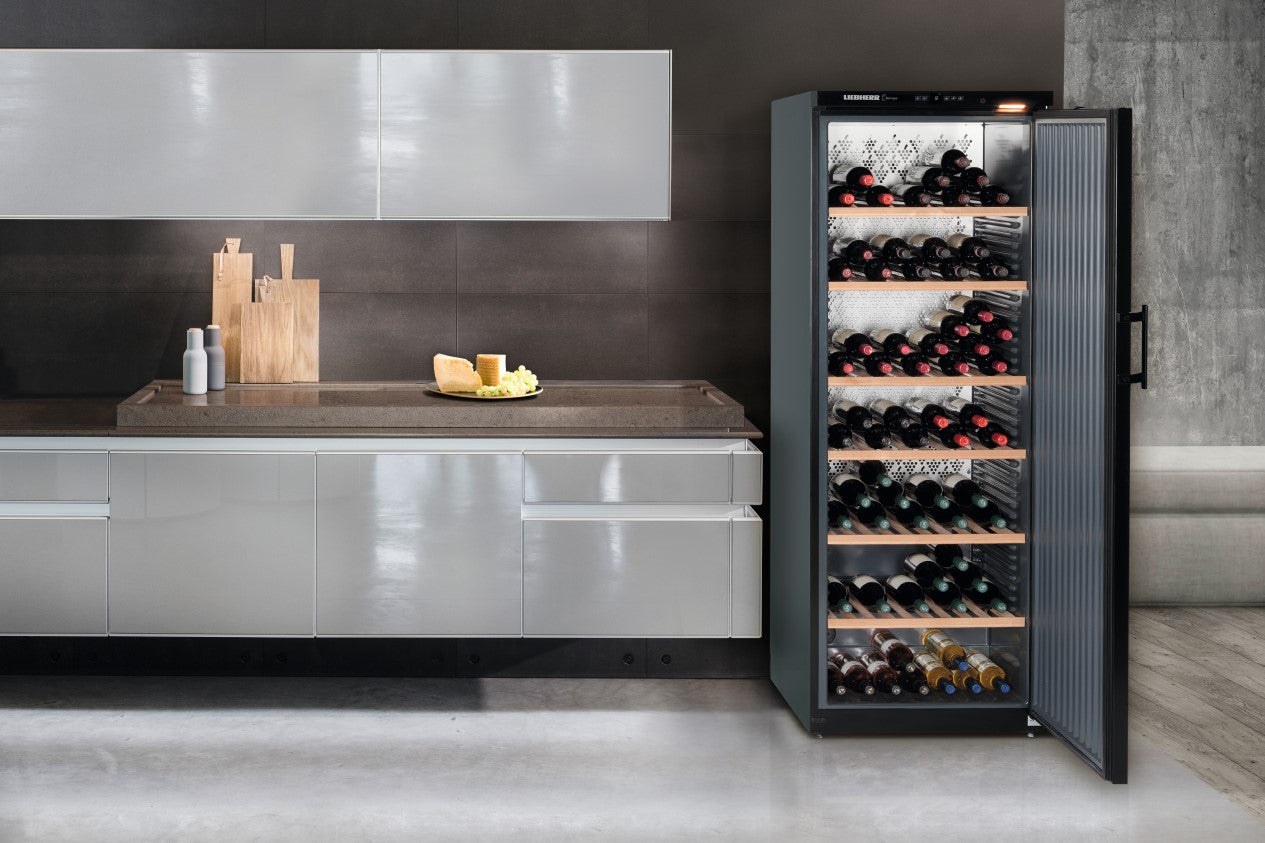 Glass Door Vs Solid Door Wine Cabinets