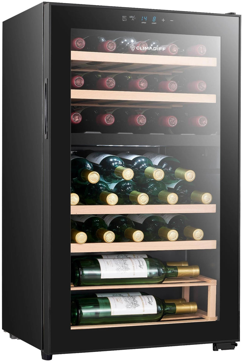 Climadiff - 33 Bottle Dual Zone Wine Cooler - CEPAGE33DZ