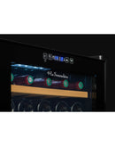 La Sommeliere - 32 Bottle Dual Zone Wine Cooler - SLS32DZBLACK