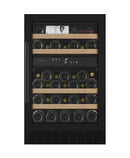 mQuvée - WineCave 700 50D Anthracite Black Dual Zone Wine Fridge