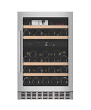 mQuvée - WineCave 700 50D Stainless Dual Zone Wine Fridge