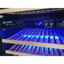 Dunavox DX-181.490DBK - 181 Bottle Freestanding/Built-In Dual Zone Wine Cabinet