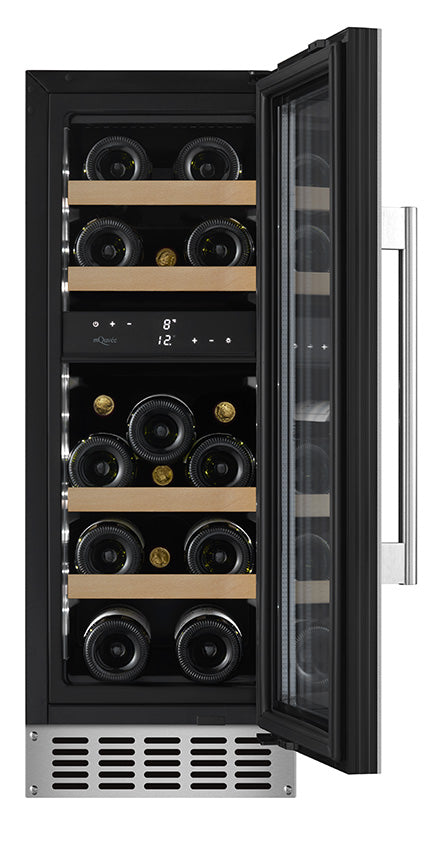 mQuvée - WineCave 700 30D Stainless Dual Zone Wine Fridge
