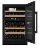 mQuvée - WineCave 700 50D Anthracite Black Dual Zone Wine Fridge