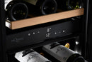 mQuvée - WineCave 700 40D Anthracite Black Dual Zone Wine Fridge