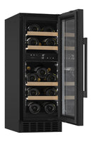 mQuvée - WineCave 700 30D Anthracite Black Dual Zone Wine Fridge