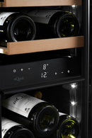 mQuvée - WineCave 700 30D Anthracite Black Dual Zone Wine Fridge