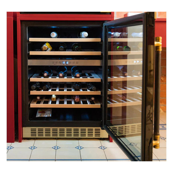 kei vino Kaiser K64750AD | 46 Bottle Dual Zone Wine Fridge