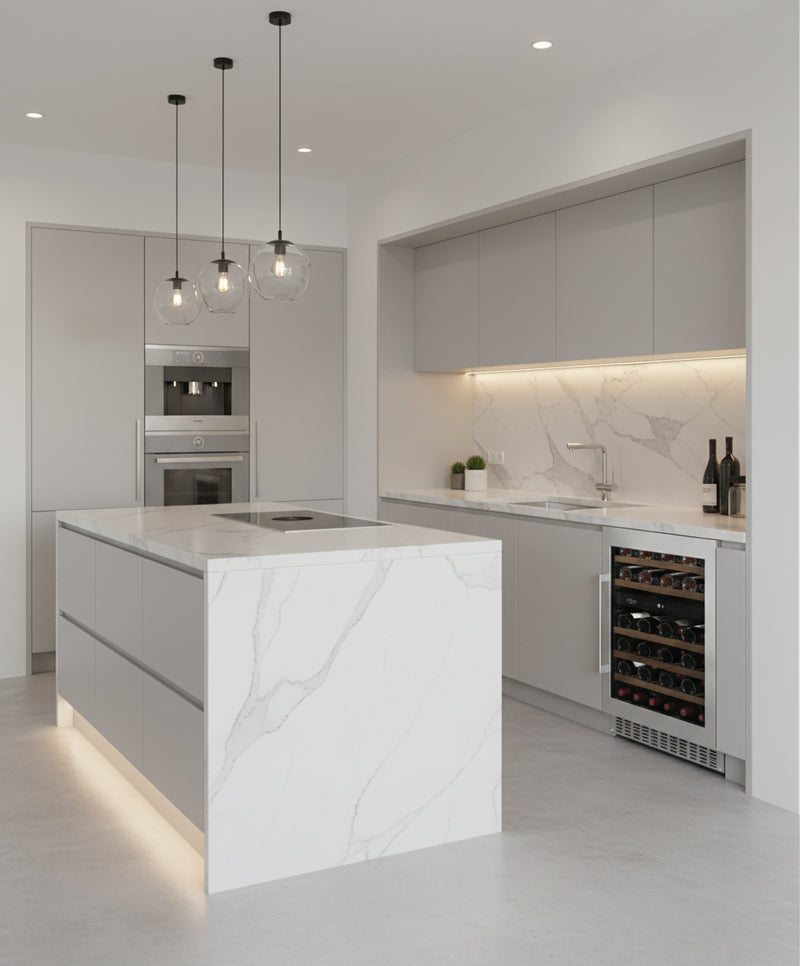 mQuvée - WineCave 780 60D Stainless Dual Zone Wine Fridge