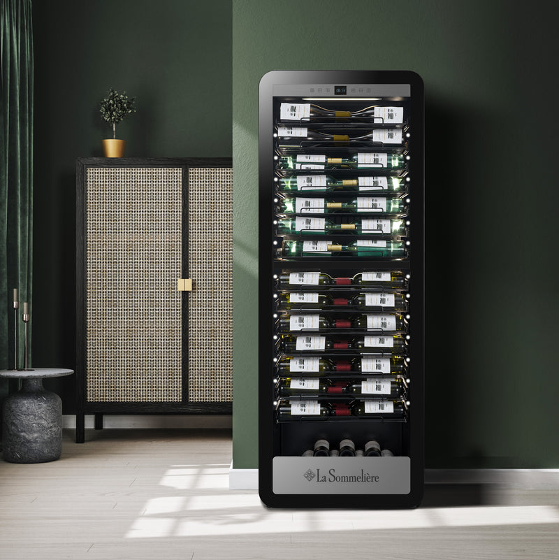 La Sommeliere - 184 Bottle Dual Zone Wine Cabinet - APOGEE185DZPRO