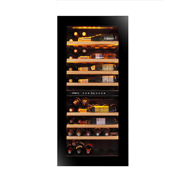 Avintage - 68 Bottle Dual Zone Integrated Wine Cooler - AVI122PLATINUM