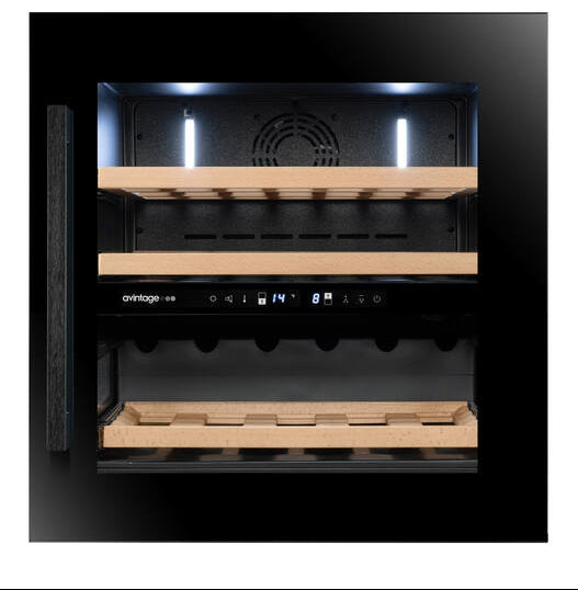 Avintage - 28 Bottle Dual Zone Integrated Wine Cooler - AVI60F2FV